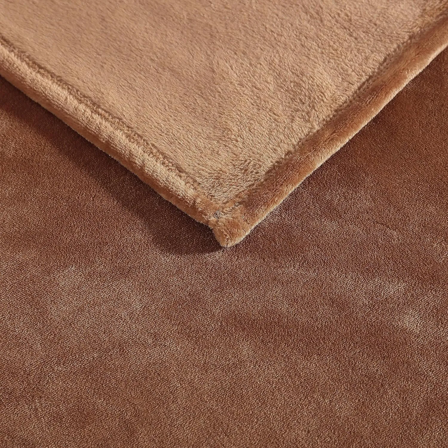 Kenneth Cole - King Blanket, Plush Fleece Bedding, Cozy Home Decor for All Seasons (Solid Orange, King)