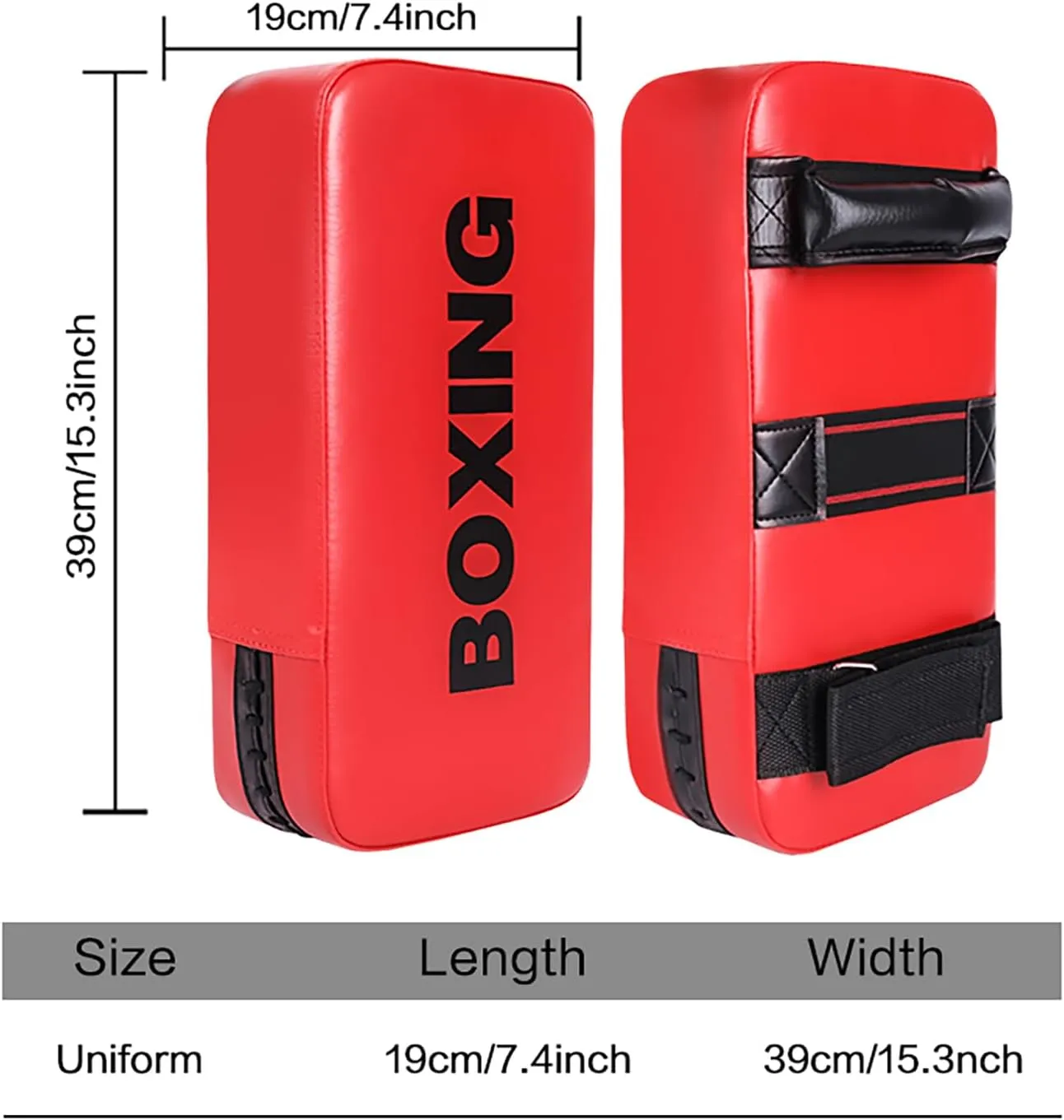 Kickboxing Muay Thai Shield, Boxing Pads, MMA Karate Taekwondo Martial Arts Training Kick Pads, Kicking Punching Shield