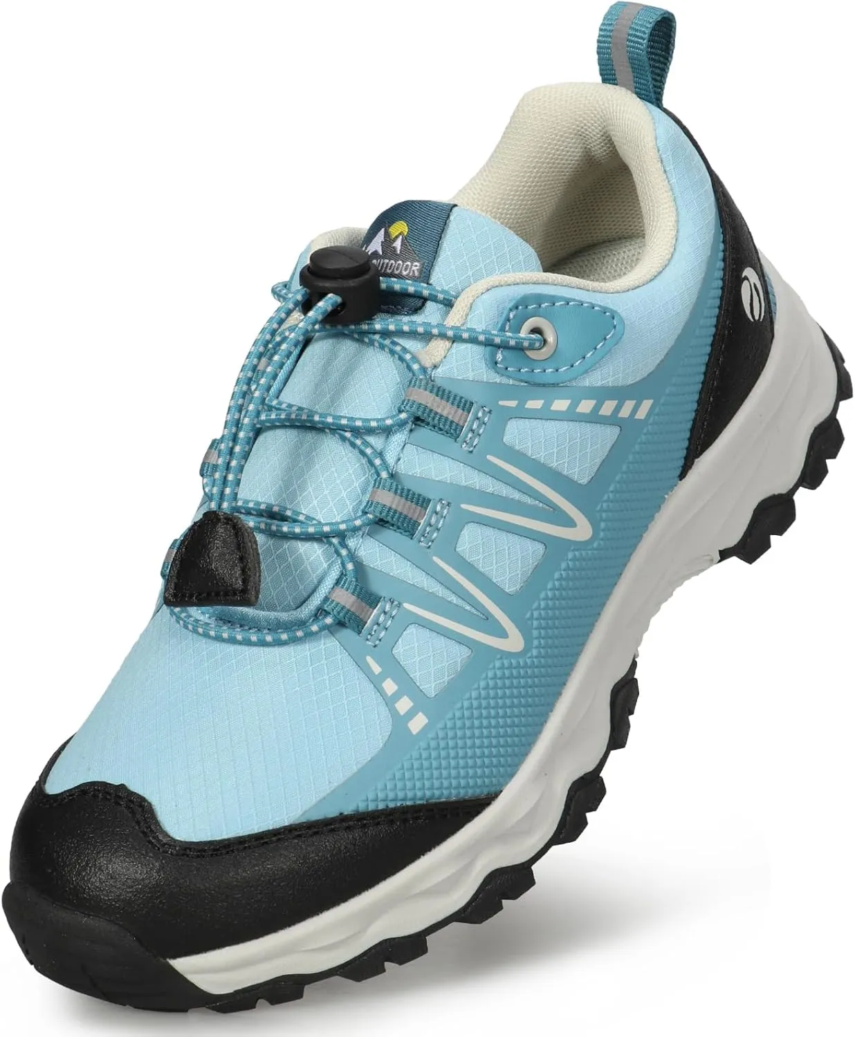 Kids Boys Running Shoes Waterproof Non-Slip Breathable Low-Top Outdoor Hiking Walking Sneakers (Little/Big Kids)