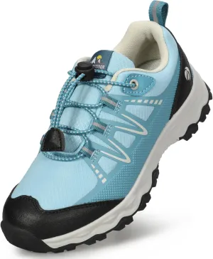 Kids Boys Running Shoes Waterproof Non-Slip Breathable Low-Top Outdoor Hiking Walking Sneakers (Little/Big Kids)