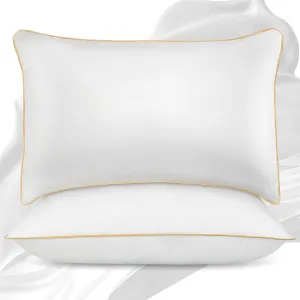 King Size Pillows Set of 2 - Down Alternative Bedding, Cooling Hotel Quality 20 x 36, Bed Sleeping Pillow for Back, Stomach or Side Sleepers