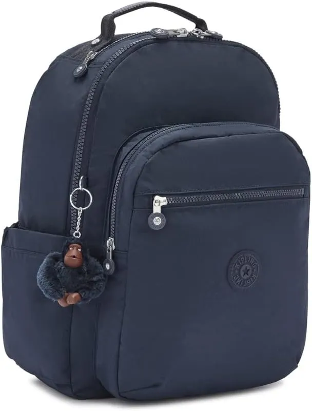 Kipling Women's Seoul 15" Laptop Backpack, Durable, Roomy with Padded Shoulder Straps, Built-In Protective Sleeve
