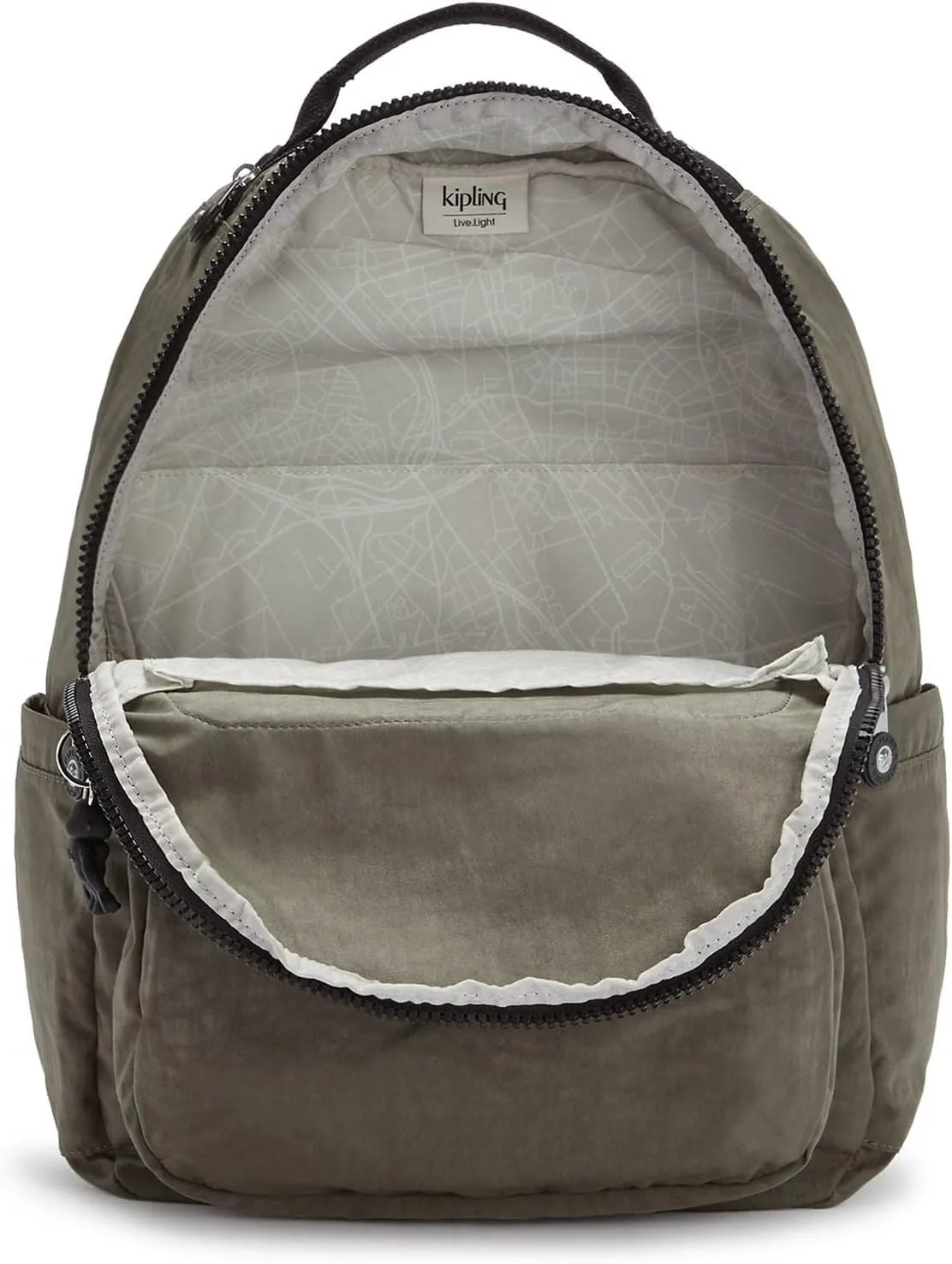 Kipling Women's Seoul 15" Laptop Backpack, Durable, Roomy with Padded Shoulder Straps, Built-In Protective Sleeve