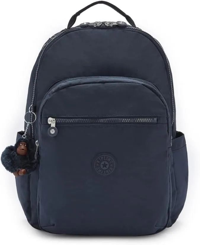 Kipling Women's Seoul 15" Laptop Backpack, Durable, Roomy with Padded Shoulder Straps, Built-In Protective Sleeve