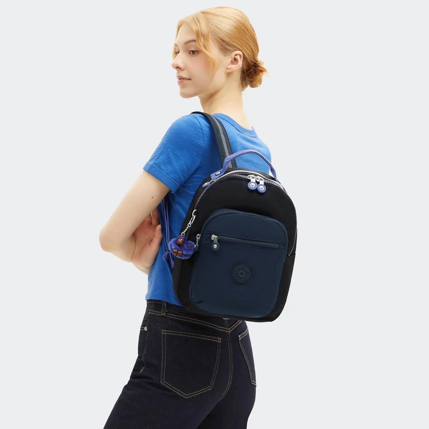 Kipling Women's Seoul Small Bts Tablet Backpack, Durable, Padded Shoulder Straps with Tablet Sleeve