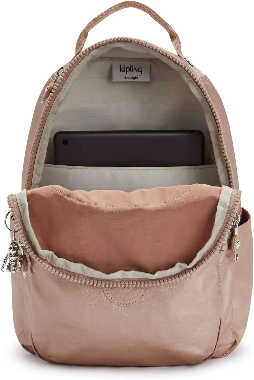Kipling Women's Seoul Small Tablet Backpack, Durable, Padded Shoulder Straps with Tablet Sleeve, Bag