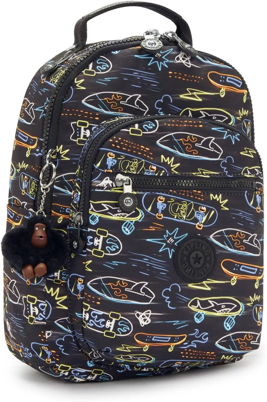 Kipling Women's Seoul Small Tablet Backpack, Durable, Padded Shoulder Straps with Tablet Sleeve, School Bag