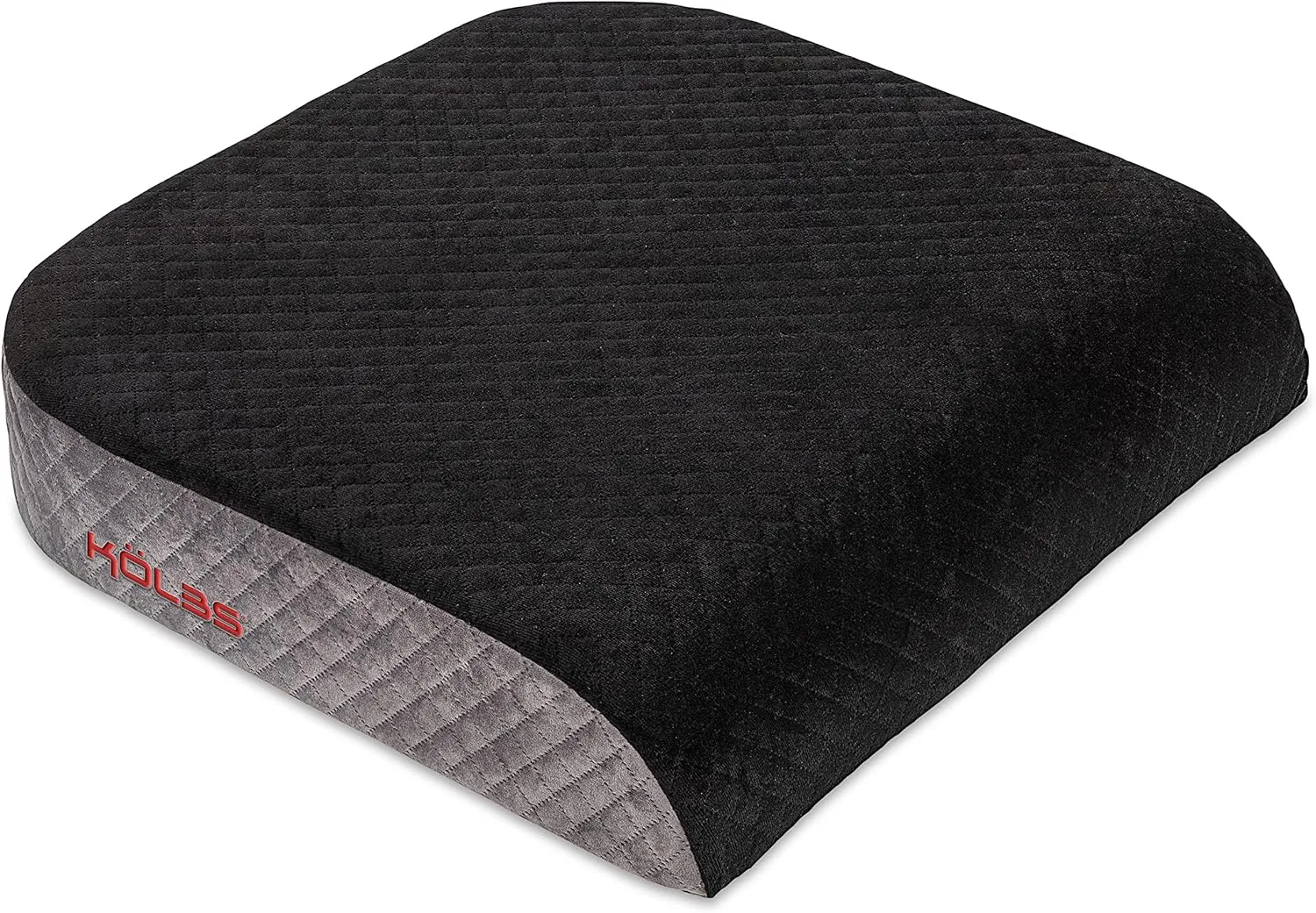 Kölbs Extra Large Seat Cushion, Stylish Plush Velvet Cover, X-Large Memory Foam for Office Chair, Floor Pillow, Cushion Back Pain Coccyx Pain Relief, Carry Handle (Extra Large)