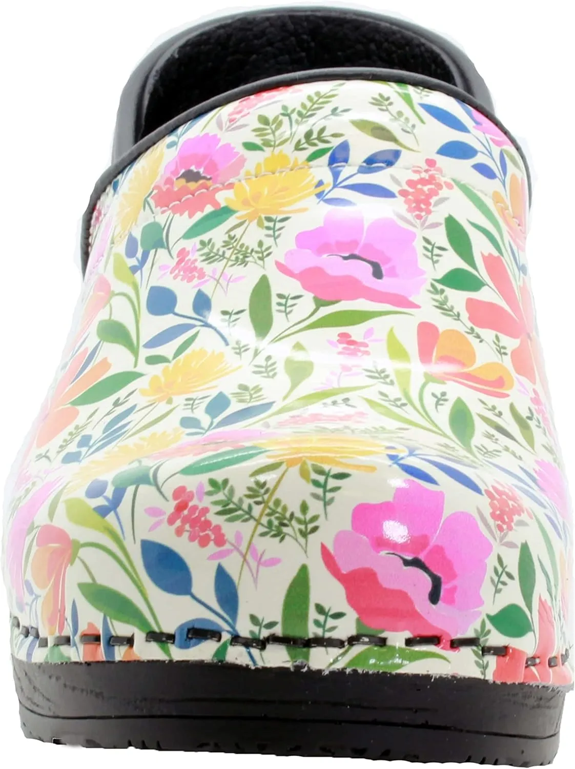 KLÄGN Women's Professional Printed Leather Clogs