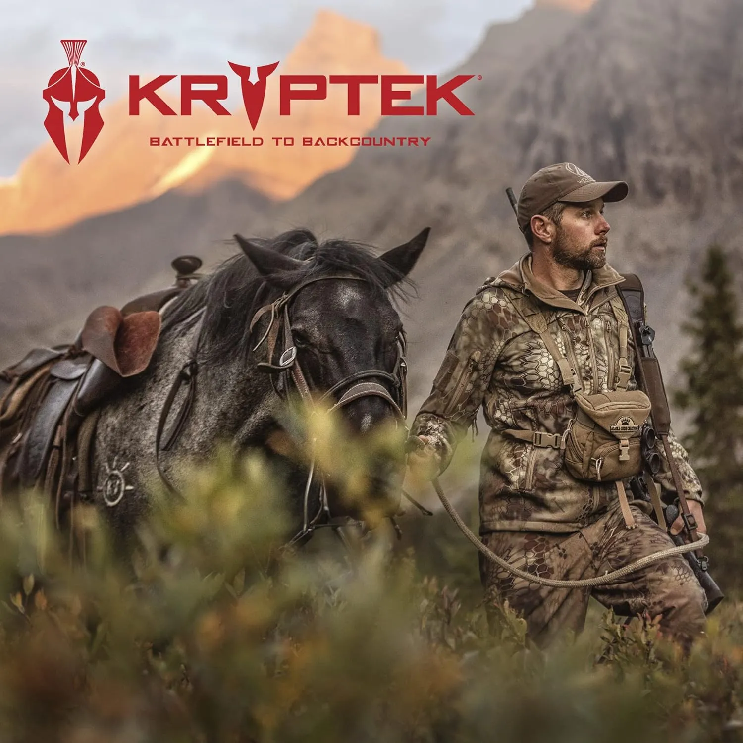 Kryptek Men’s Jupiter Waterproof, Breathable, Packable Camo Pant