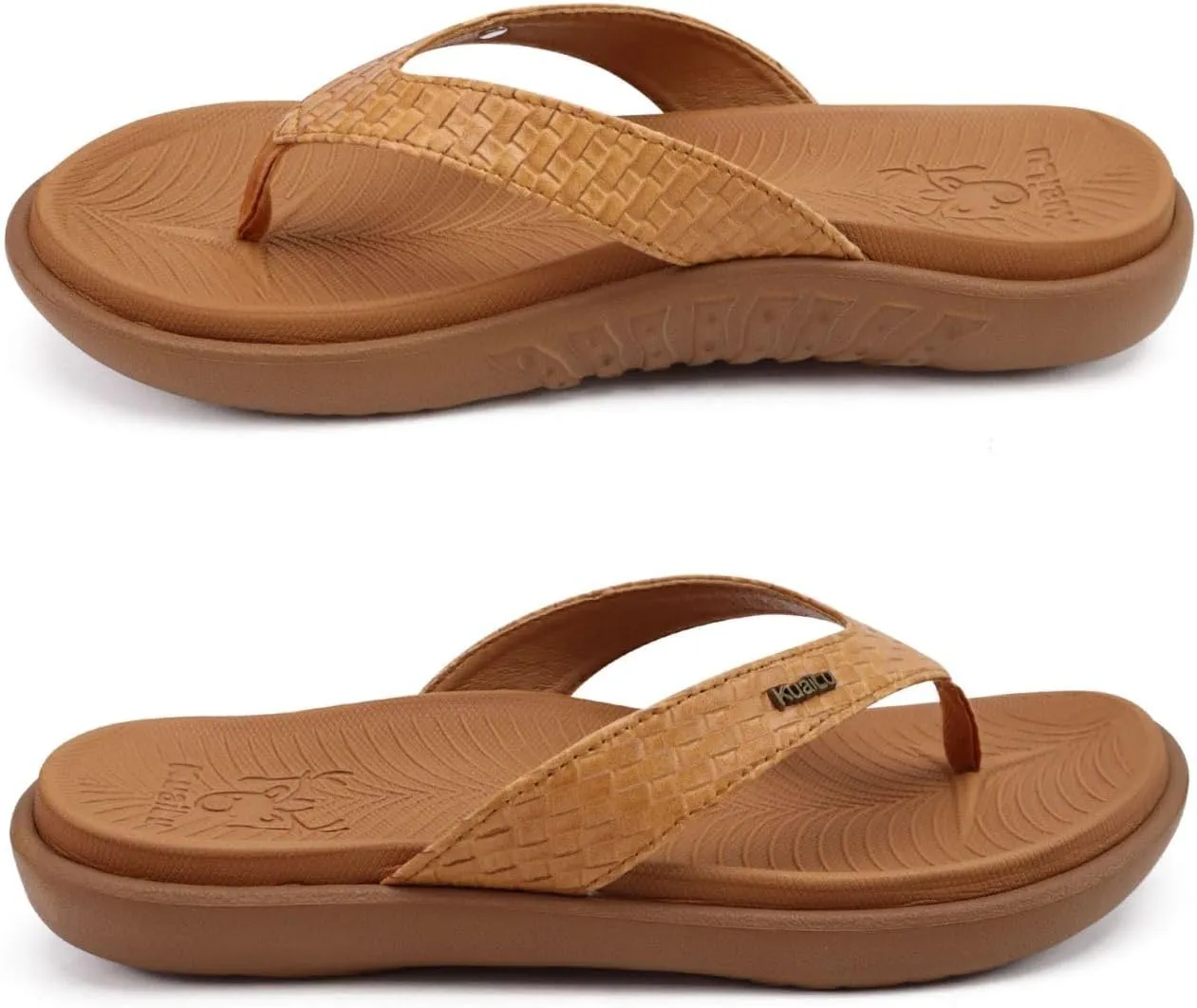 KuaiLu Womens Flip Flops Ladies Yoga Mat Comfortable Walking Thong Sandals With Plantar Fasciitis Arch Support Slip On Indoor Outdoor For Summer