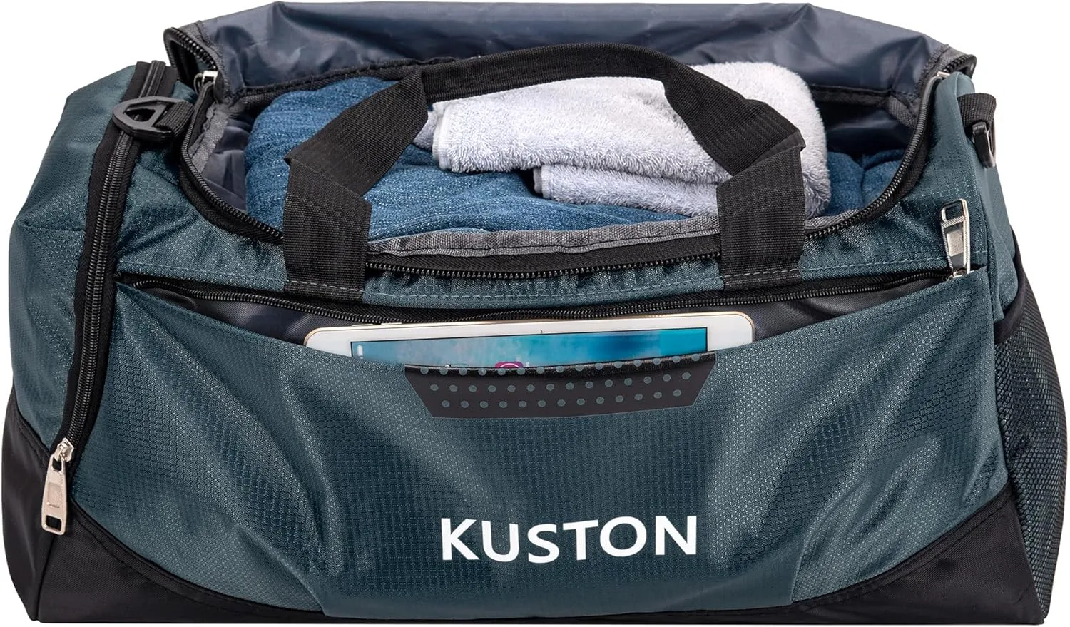 Kuston Sports Gym Bag with Shoes Compartment Travel Duffel Bag for Men and Women