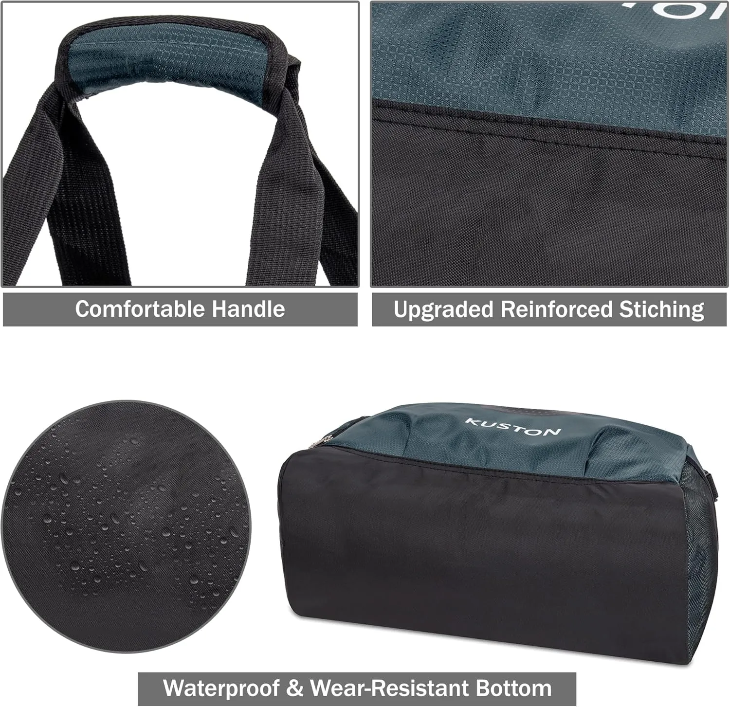 Kuston Sports Gym Bag with Shoes Compartment Travel Duffel Bag for Men and Women