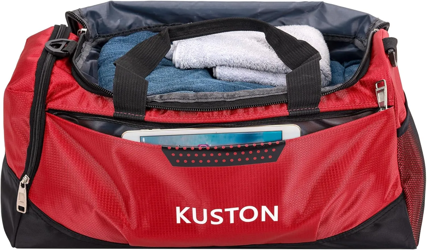 Kuston Sports Gym Bag with Shoes Compartment Travel Duffel Bag for Men and Women