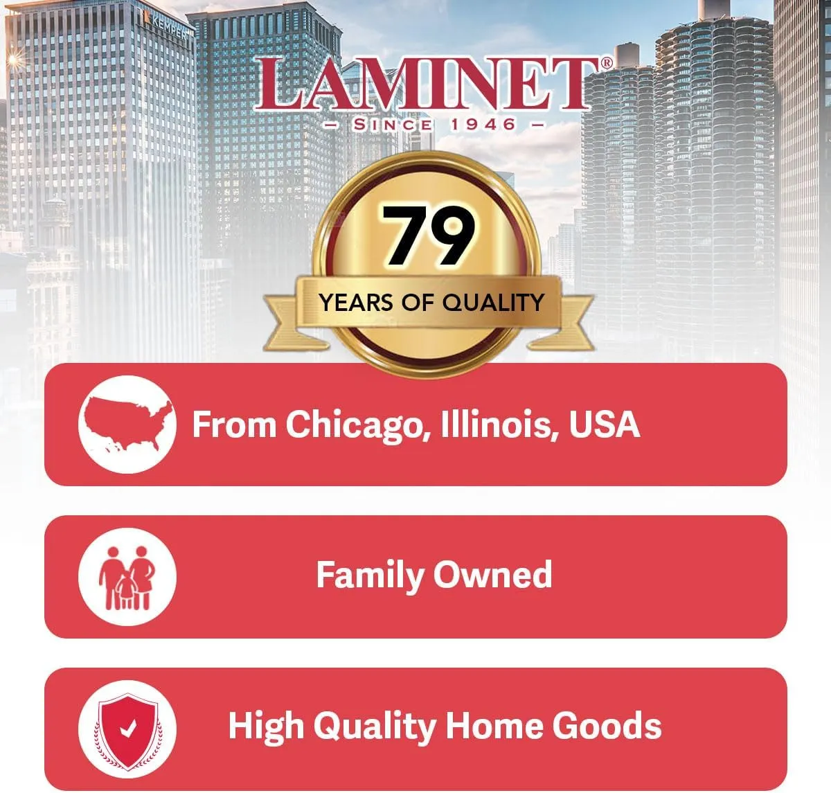LAMINET 6 Piece Quilted Dinnerware Storage Starter Set - Includes 4 Plate Cases, 1 Cup Case & Platter Case - WHITE