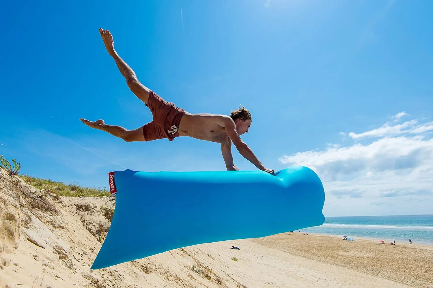 Lamzac Version 1 Inflatable Lounger, Nylon, Petrol