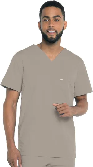 Landau Rip Stop Relaxed Fit Comfort Stretch 1-Pocket Scrub Top for Men 4127