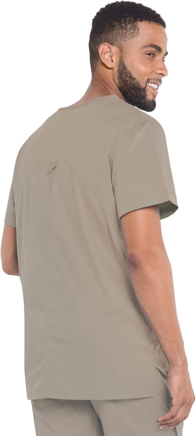 Landau Rip Stop Relaxed Fit Comfort Stretch 1-Pocket Scrub Top for Men 4127