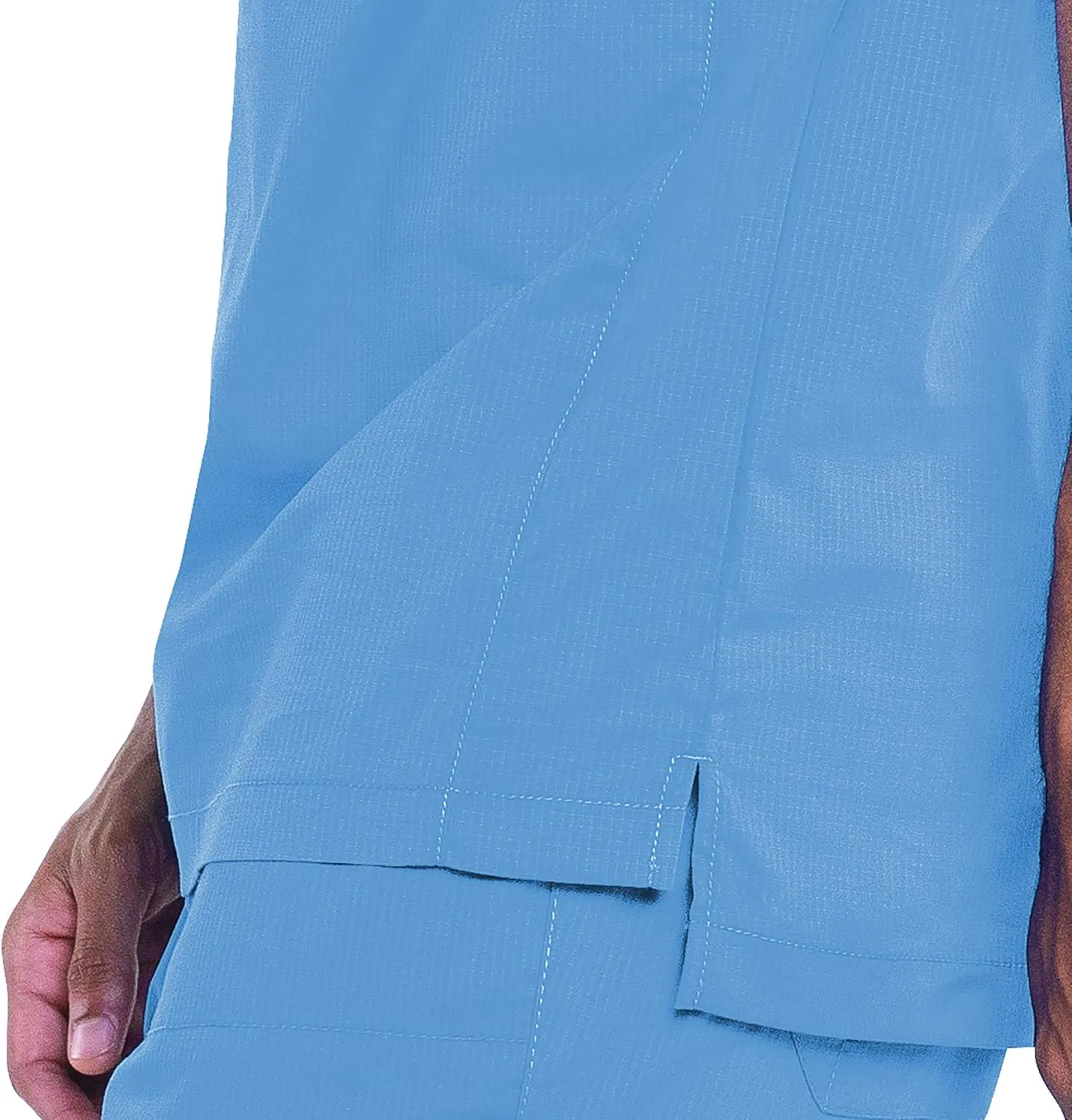 Landau Rip Stop Relaxed Fit Comfort Stretch 1-Pocket Scrub Top for Men 4127