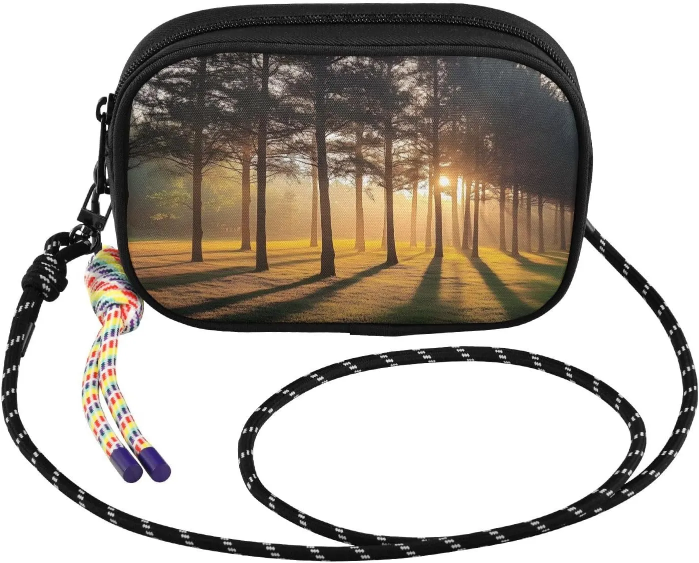 Landscape Sunrise Nature Crossbody Bags for Women Cell Phone Purses Women's Shoulder Handbags Wallet Purse with Adjustable Strap