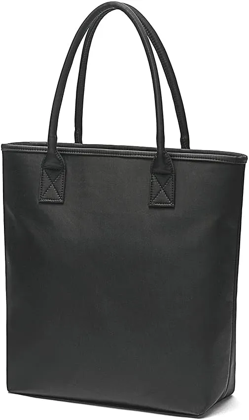 Large Black Purse Lightweight Tote Bag Organized with Compartment Design
