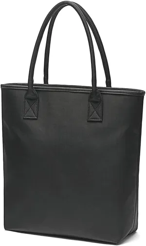 Large Black Purse Lightweight Tote Bag Organized with Compartment Design