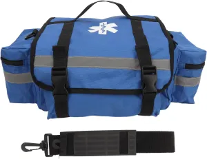 Large Capacity Emergency Bag Fire Gear Bag With Shoulder Strap Blue for Emergency Supplies