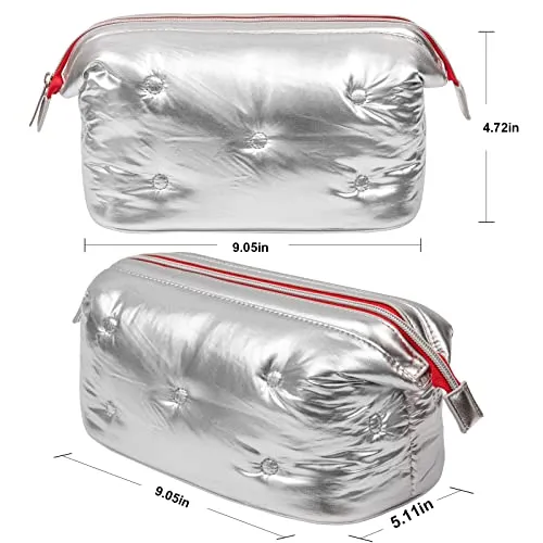 Large Cosmetic Bag, Waterproof Make up Pouch For Travel & Leisure