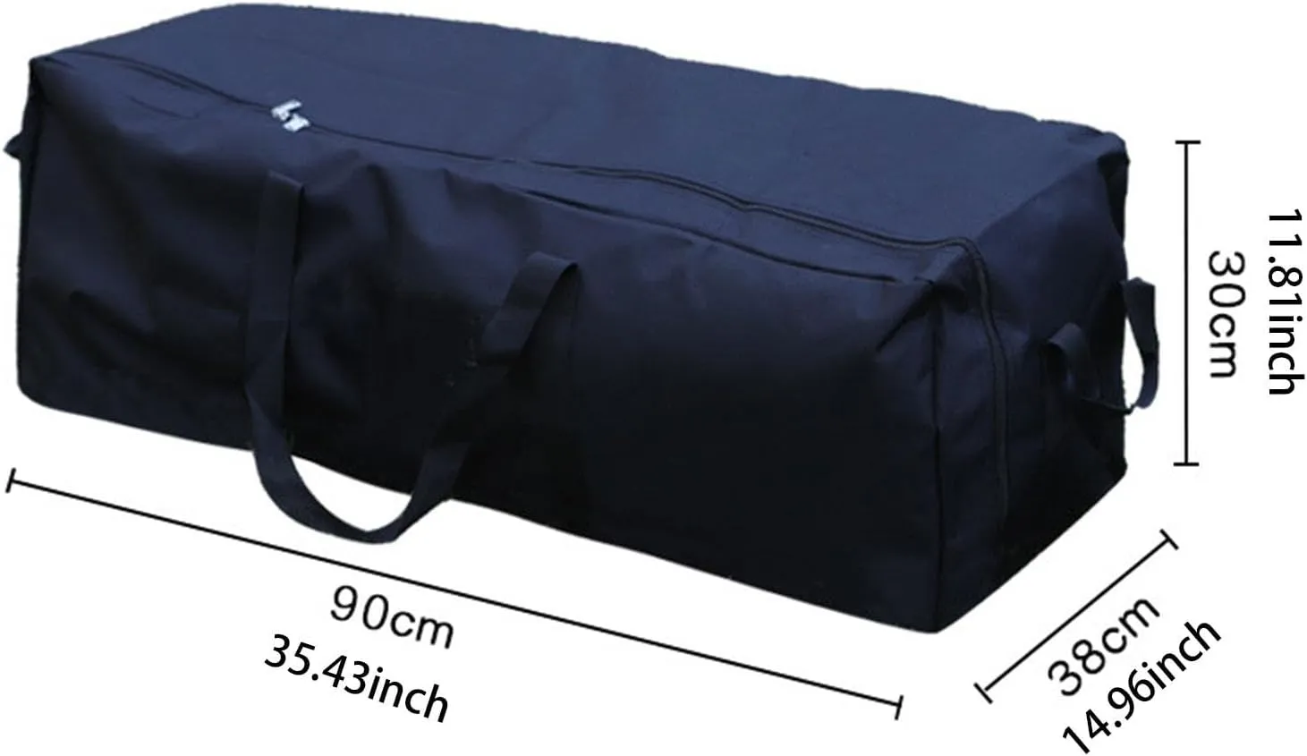 Large Duffle Bag for Camping and Outdoor Activities with Zipper Closure, L