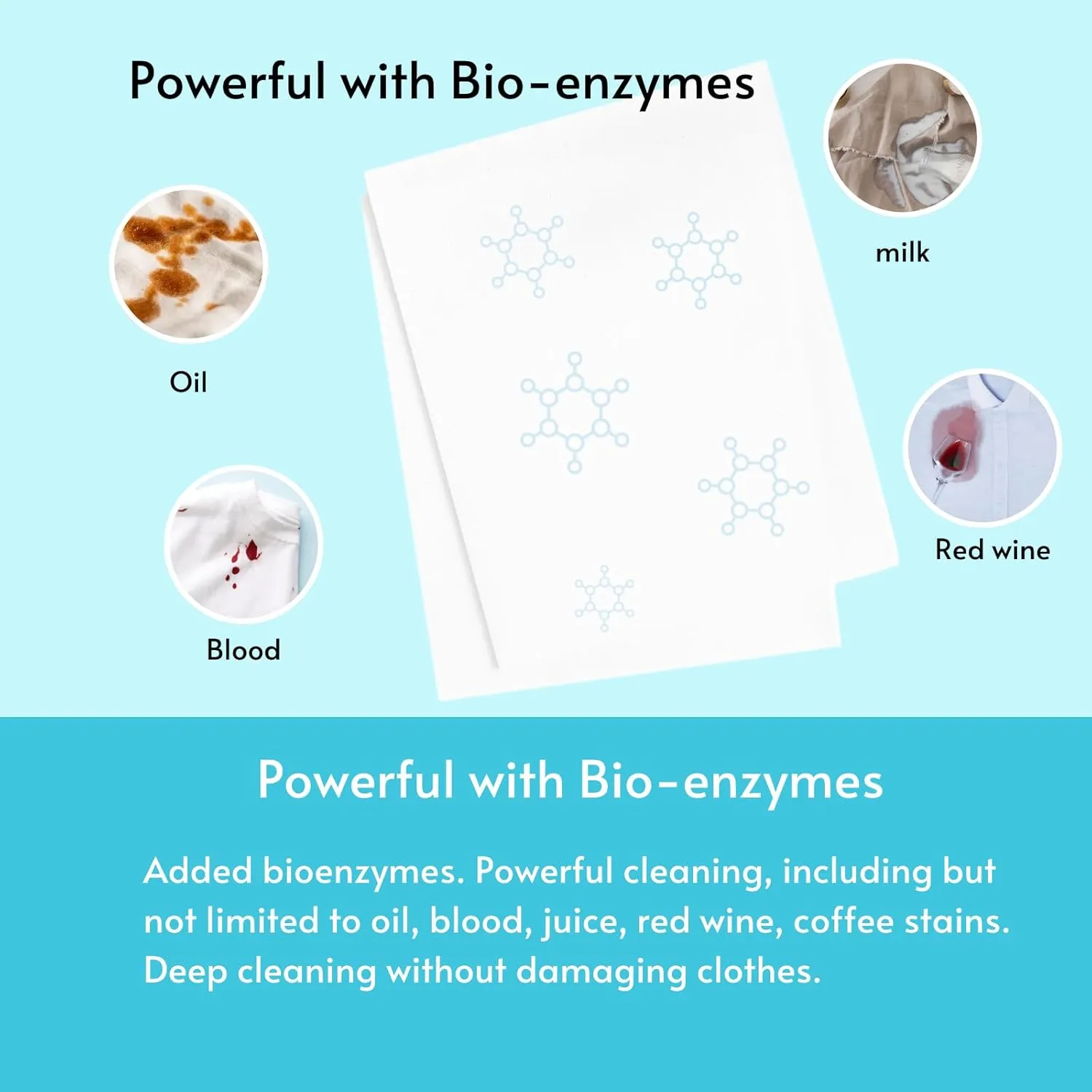 Laundry Detergent Sheets Strips 200 Loads, Clothes Washing Sheet for Cold Water, Unscented Skin-loved, Plastic-Free Washer Sheets