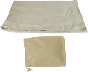 Leaf Bag 210D Oxford Cloth Garden Lawn Leaf Bag Tear Weatherproof Air Permeability Large Capacity for Garden Collection (Beige)