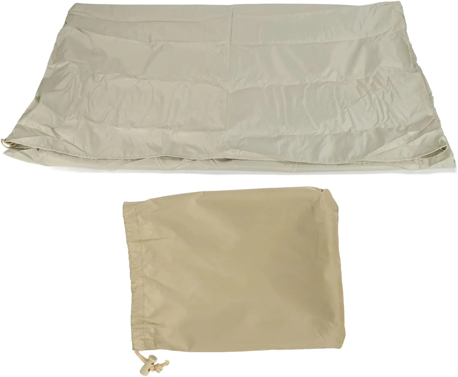 Leaf Bag 210D Oxford Cloth Garden Lawn Leaf Bag Tear Weatherproof Air Permeability Large Capacity for Garden Collection (Beige)