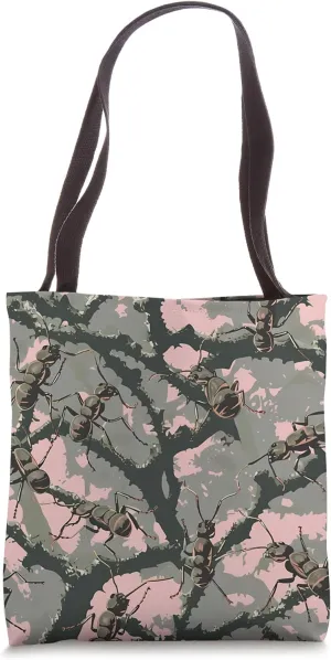 Leafcutter Ant Pastel Animal Wildlife Pattern Tote Bag