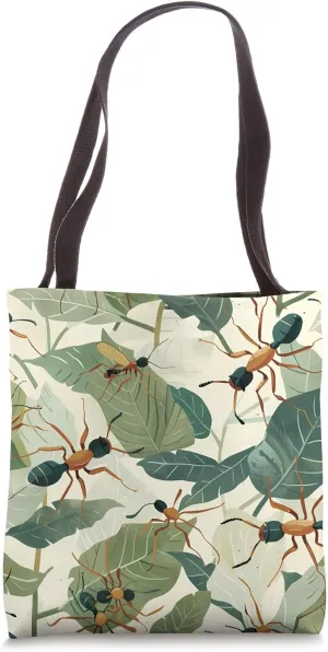 Leafcutter Ant Pastel Animal Wildlife Pattern Tote Bag