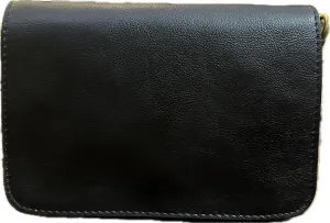 Leather Crossbody Bag for Women, Burgundy Leather, Adjustable Strap