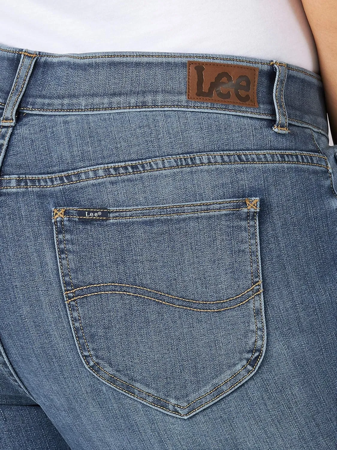 Lee womens Plus Size Ultra Lux Comfort With Flex Motion Straight Leg Jean