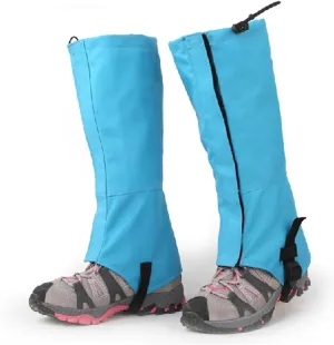Leg Gaiters,Outdoor Gaiters,Adjustable Size Gaiters,Gaiters for Hiking,Walking,Breathable Gaiters for Men and Women(1 Pair)