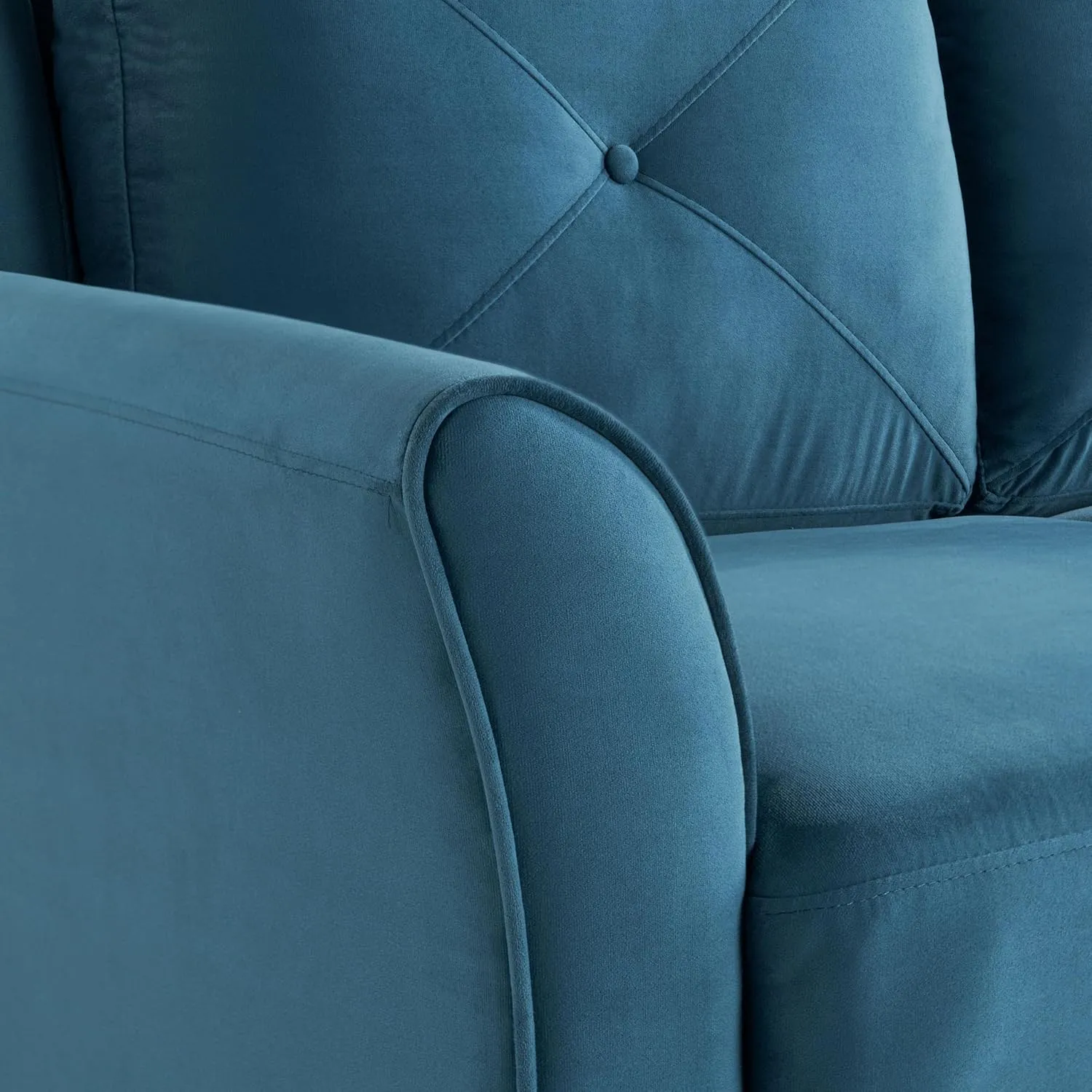 Lifestyle Solutions Harrington Loveseat, Blue