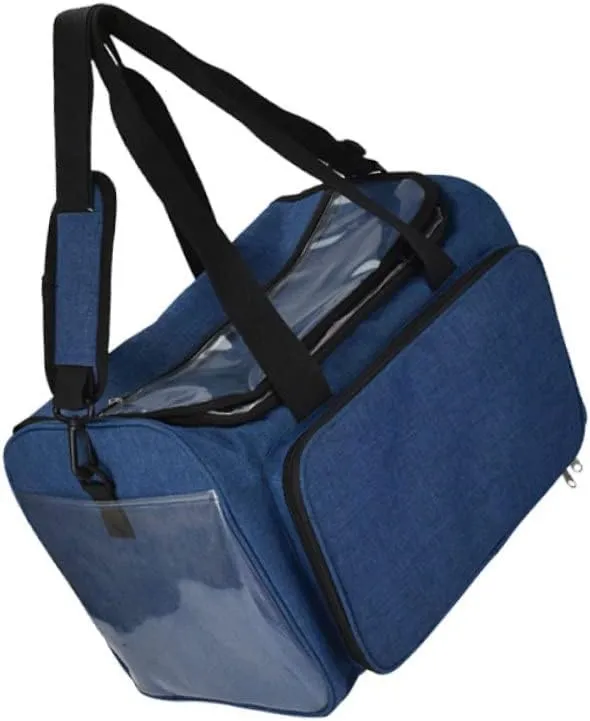 LIFKOME Multi-Purpose Shoulder Bag Wool Knitting Kit Storage Large Travel Pouch Household Organizer Buckle Design
