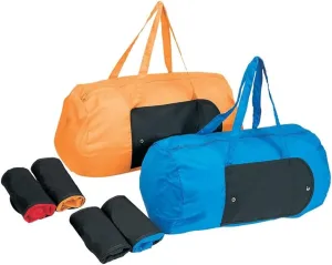 Lightweight Foldable Wallet Duffel Bag Orange