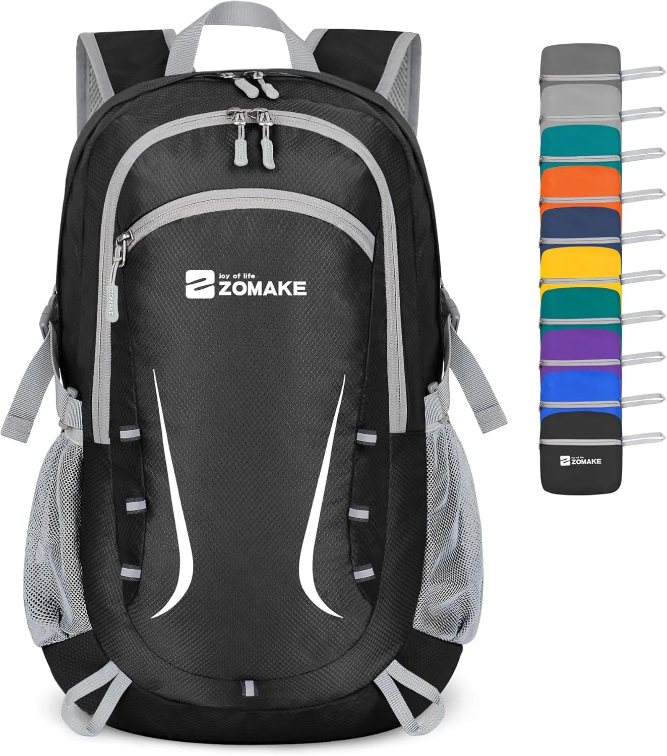 Lightweight Packable Backpack 35L, Foldable Backpacks Water Resistant Collapsible Light Daypack for Hiking
