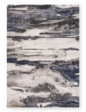 Linnie Blue Grey Area Rug - 5'3" x 7'7" | Carpette Linnie gris et bleu - 5 pi 3 po x 7 pi 7 po