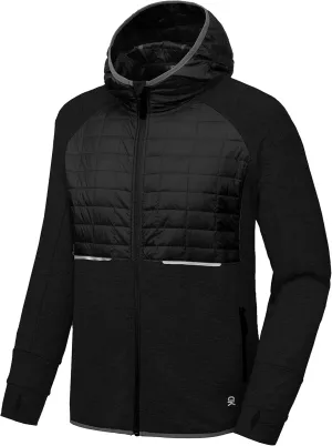 Little Donkey Andy Men's Lightweight Running Jackets Full Zip Hooded Sports Jacket for Winter Hiking Golf Casual
