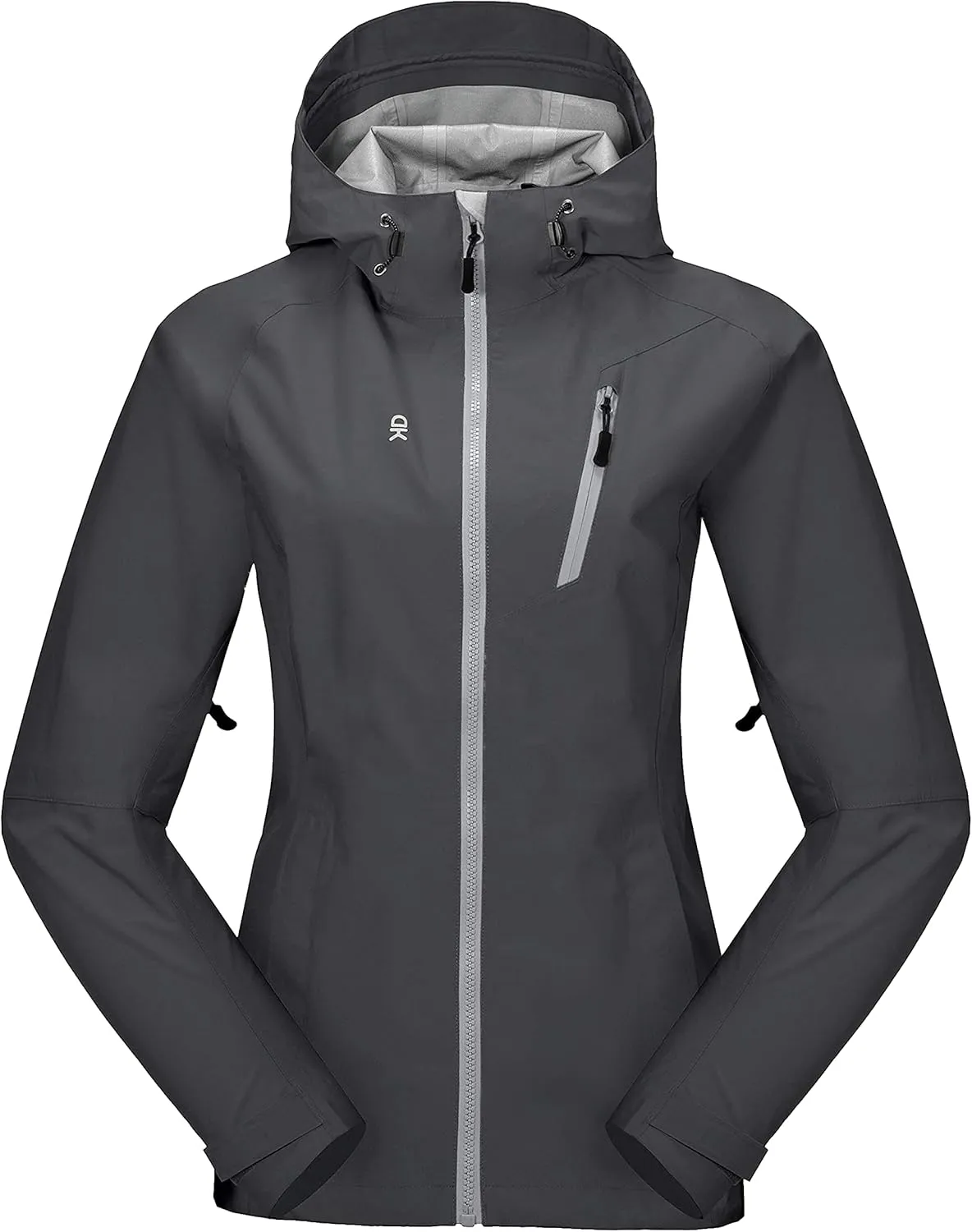 Little Donkey Andy Women’s Waterproof Rain Jacket Lightweight Outdoor Windbreaker Rain Coat Shell for Hiking, Travel