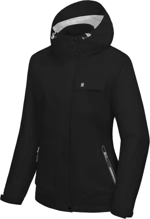 Little Donkey Andy Women's Waterproof Rain Jacket Lightweight Raincoat, Hooded Sun Protection Windbreaker for Outdoor Golf