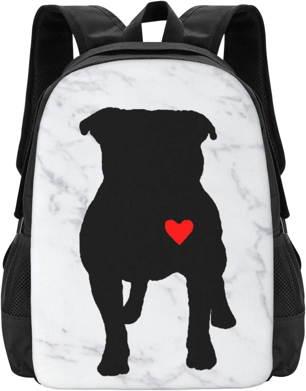 Love Pit Bull Classic Large Capacity Travel Backpack, Men Women Fashion Outdoor Camping Bag