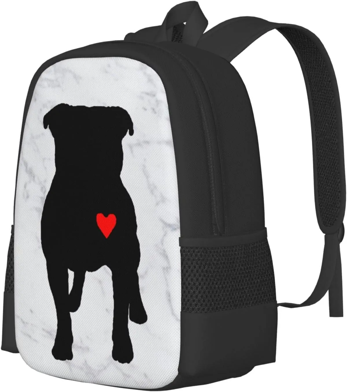 Love Pit Bull Classic Large Capacity Travel Backpack, Men Women Fashion Outdoor Camping Bag
