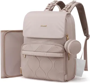 LOVEVOOK Diaper Bag Backpack, Baby Travel Bags for Boys & Girl, Toddler Diaper Bag with Changing Station & Pacifier Case, Pañaleras Para Bebe Niña & Niño - Newborn Essentials Must Haves Mom