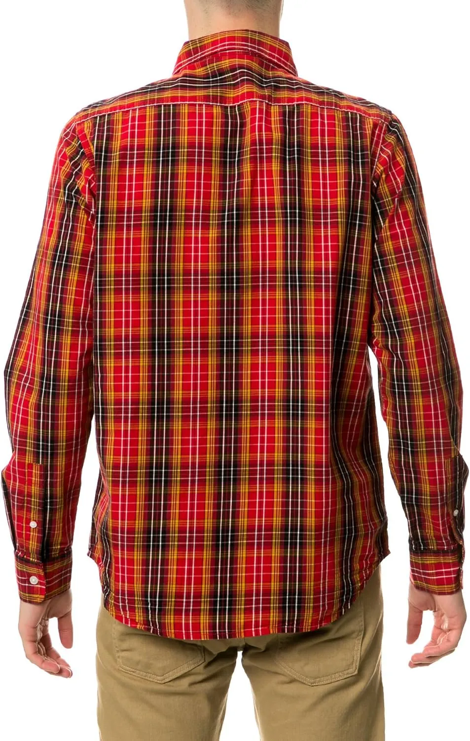 LRG Men's Rc Ls Plaid Woven
