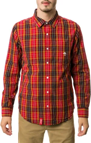 LRG Men's Rc Ls Plaid Woven